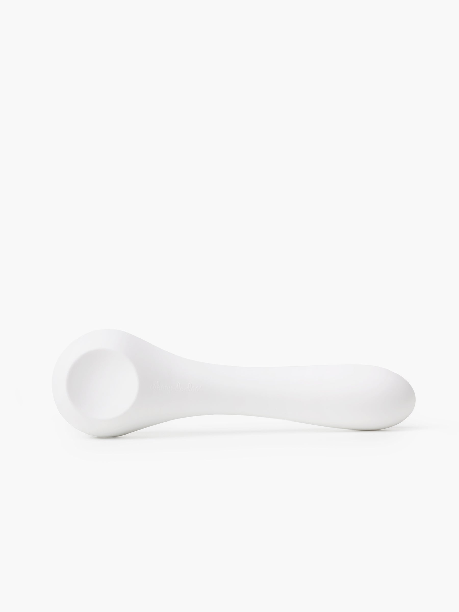 White luxury design vibrator Whoop-de-doo Classic made of premium body-safe silicone, main product view.