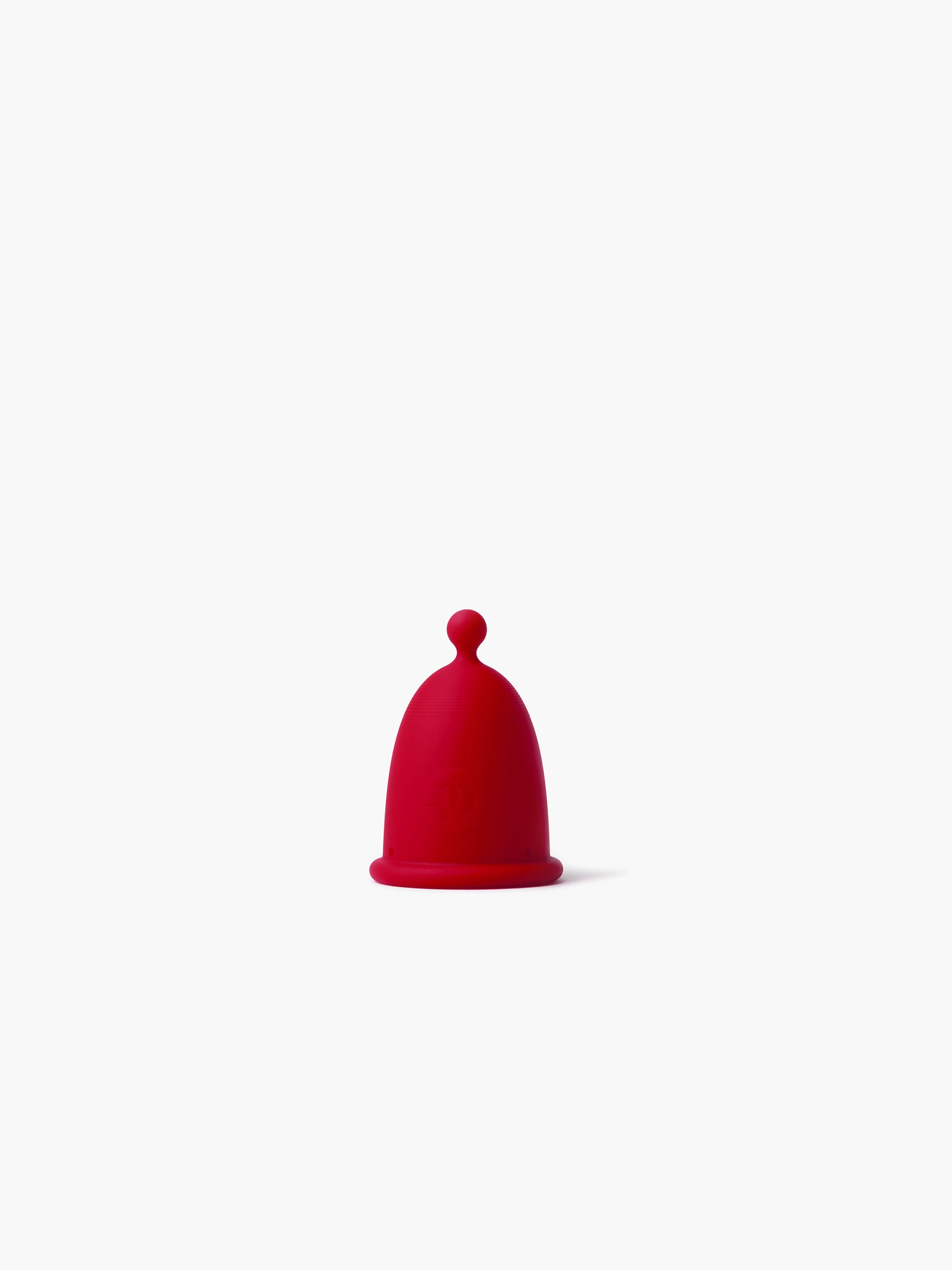 Red Whoop-de-doo Menstrual Cup Light version designed for maximum comfort and reliable intimate hygiene.